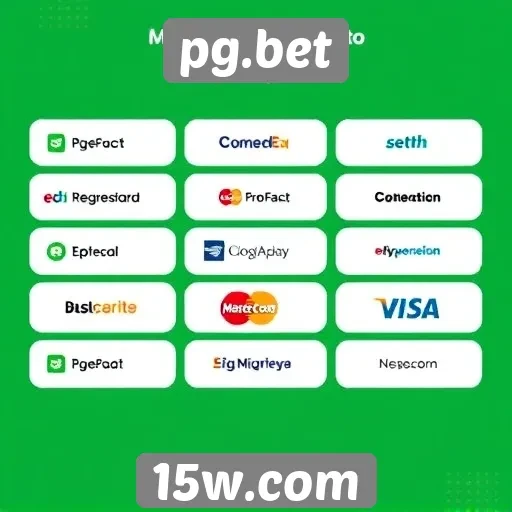 Metodos de pagamento suportados pelo pg.bet